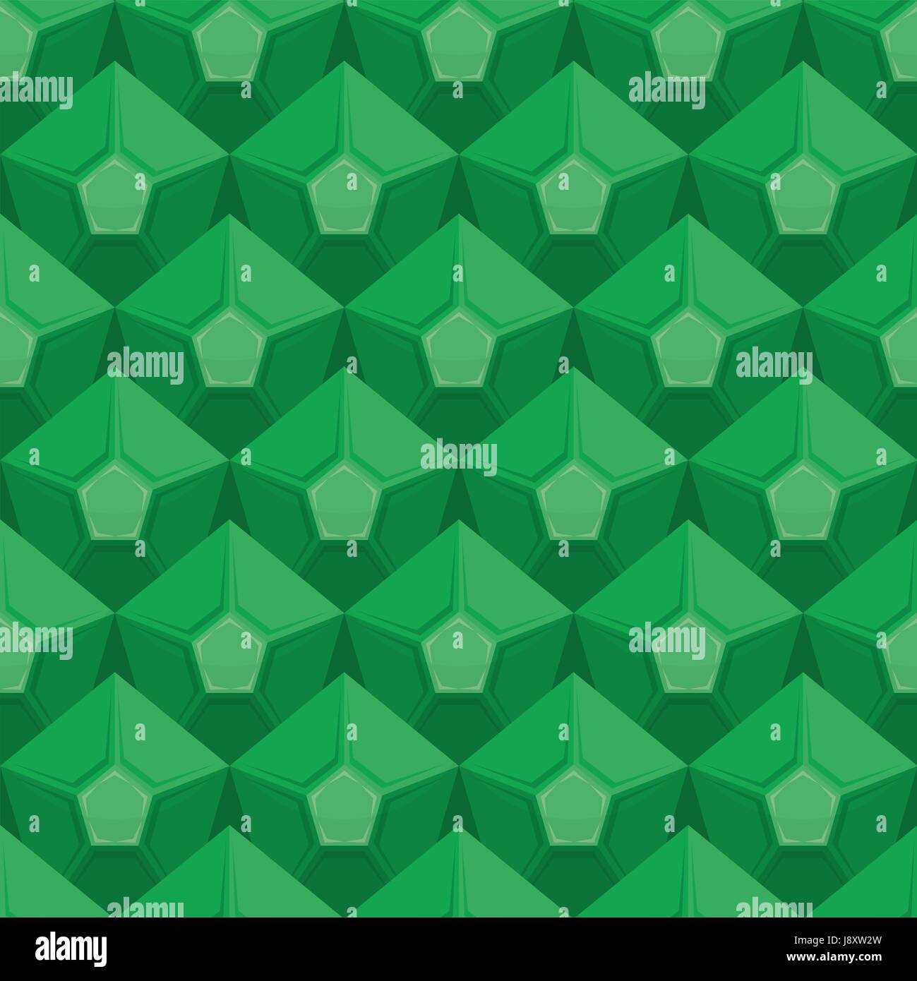 Emerald seamless texture. Gem background. Vector Green ornament Stock ...