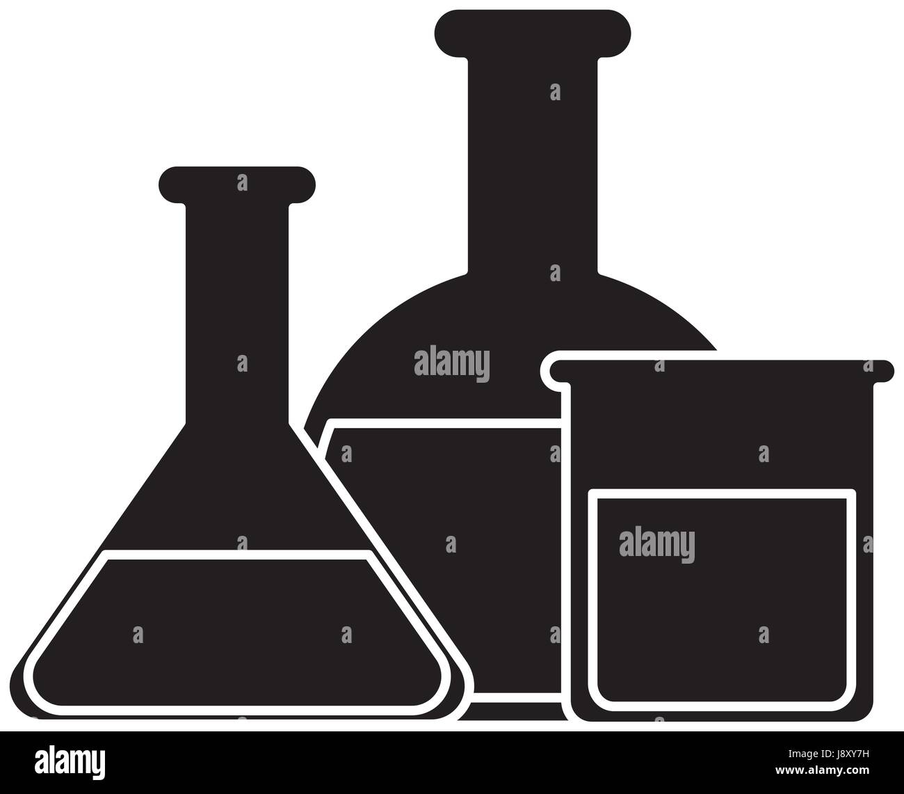 chemical flask icon Stock Vector Image & Art - Alamy