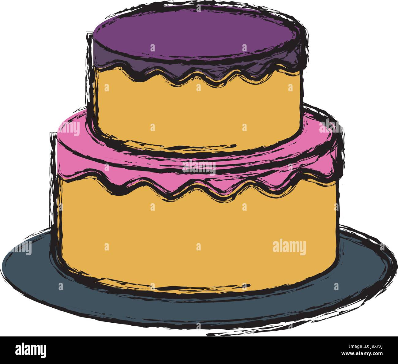 birthday cake icon Stock Vector Image & Art - Alamy