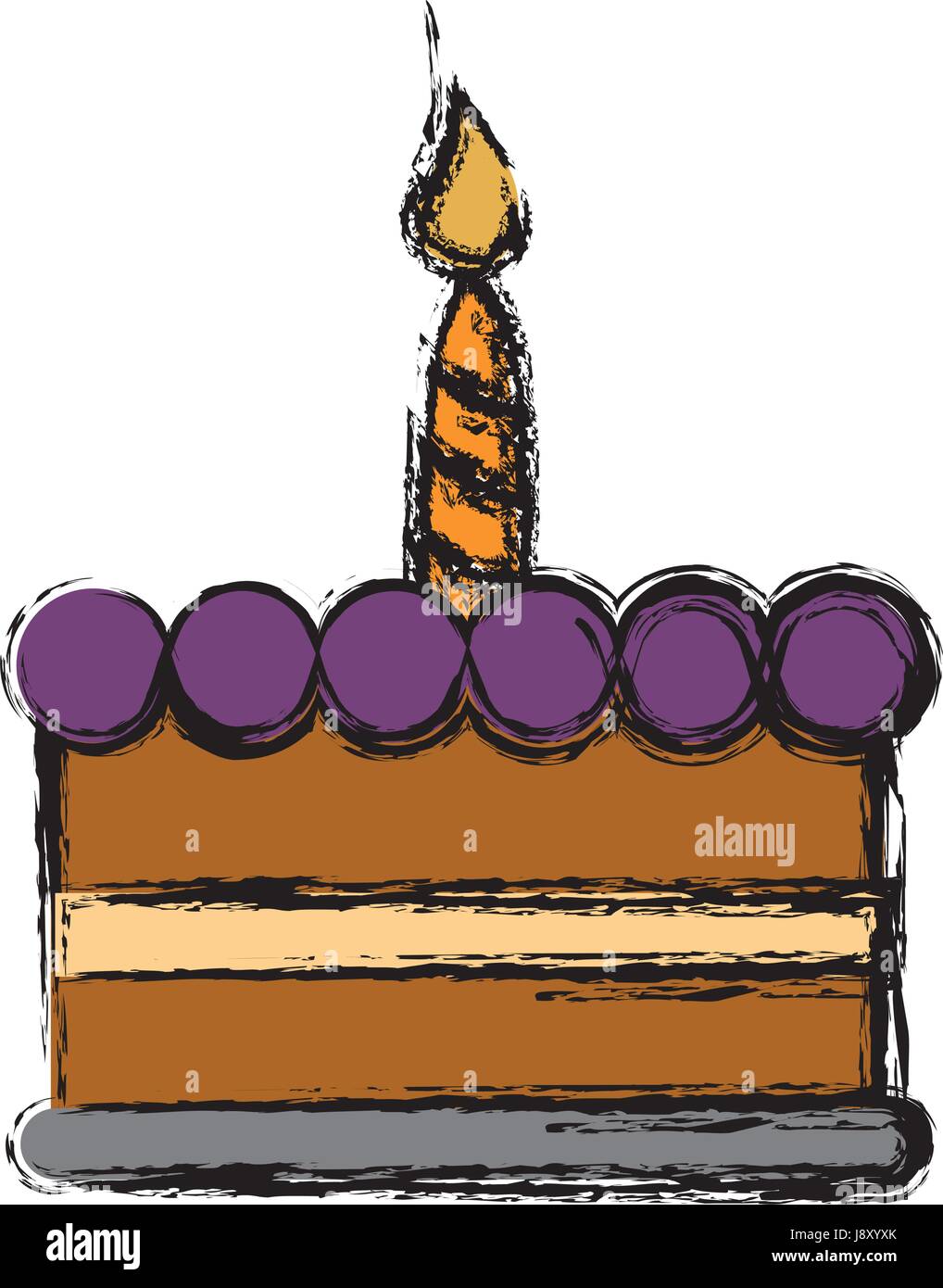 birthday cake icon Stock Vector Image & Art - Alamy