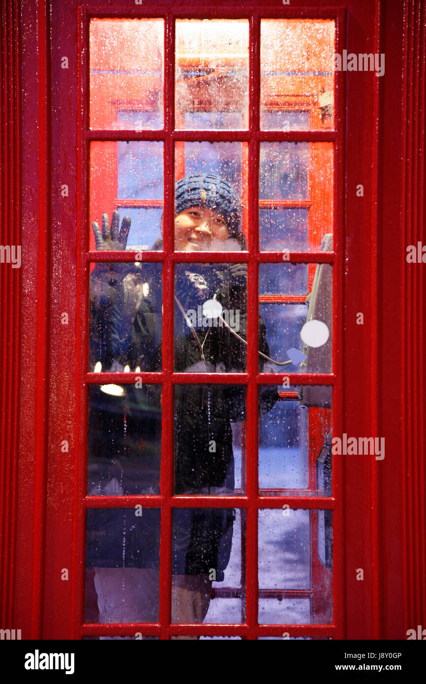 Korean telephone box hi-res stock photography and images - Alamy