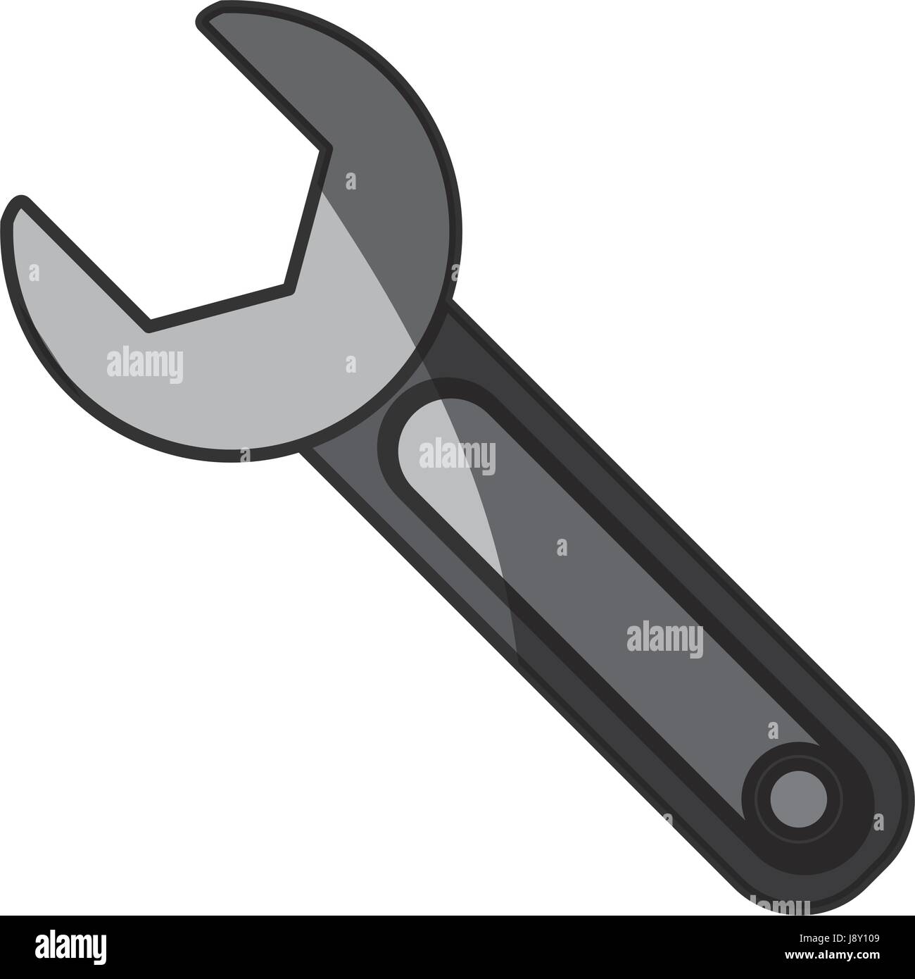 Wrench tool isolated Stock Vector Image & Art - Alamy