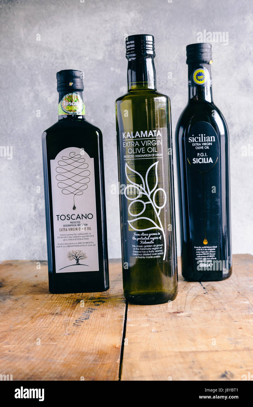 Italian olive oil bottles hires stock photography and images Alamy