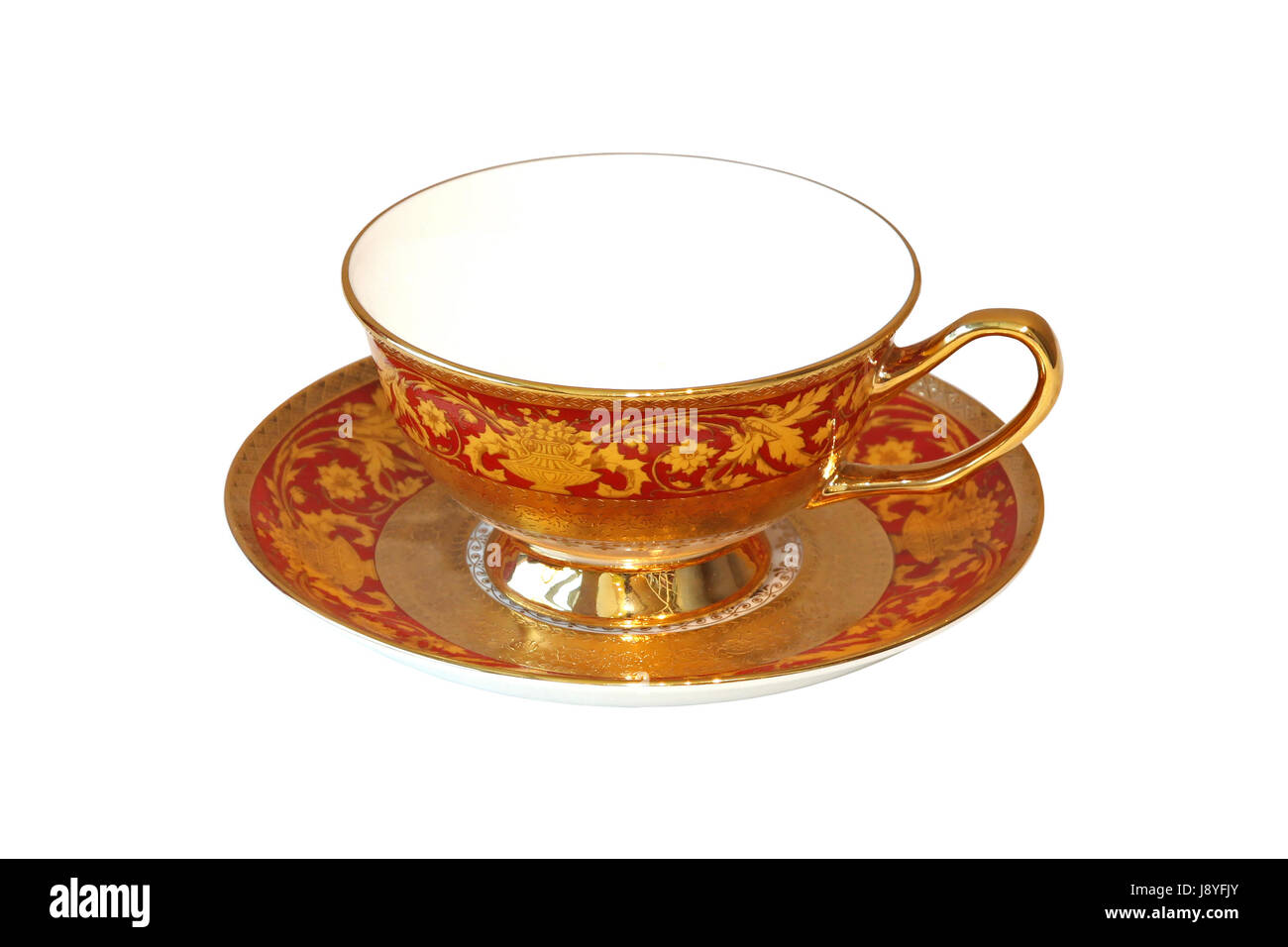 NEW L'Objet Mythologie Saucer 24k Gold/Rose Gold Limoges Porcelain Greek Design 