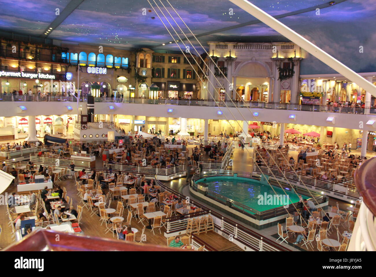 Old Trafford shopping center Stock Photo Alamy