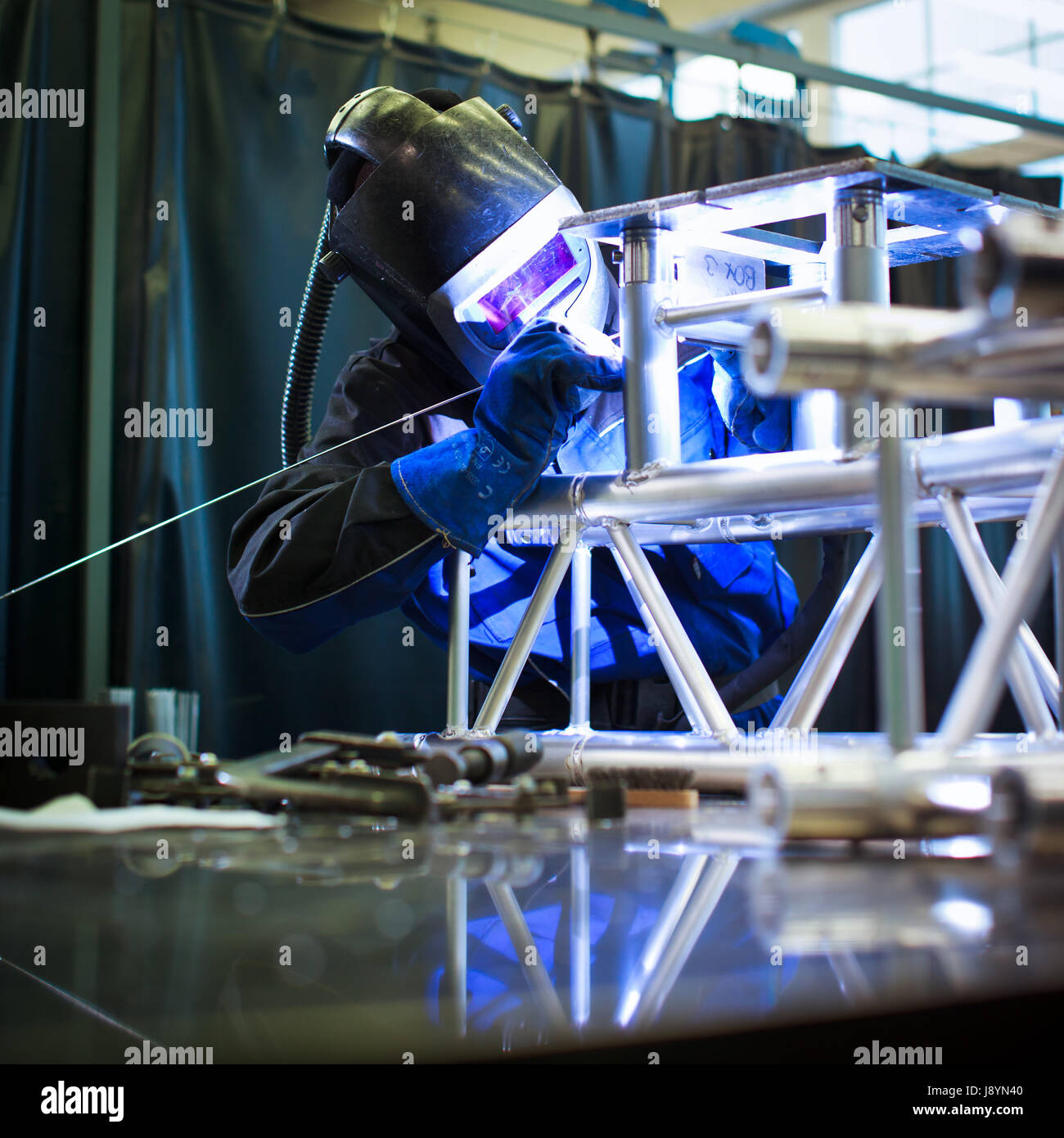 industry, machinery, manufacture, machinist, welding, workers, laborer, worker, Stock Photo