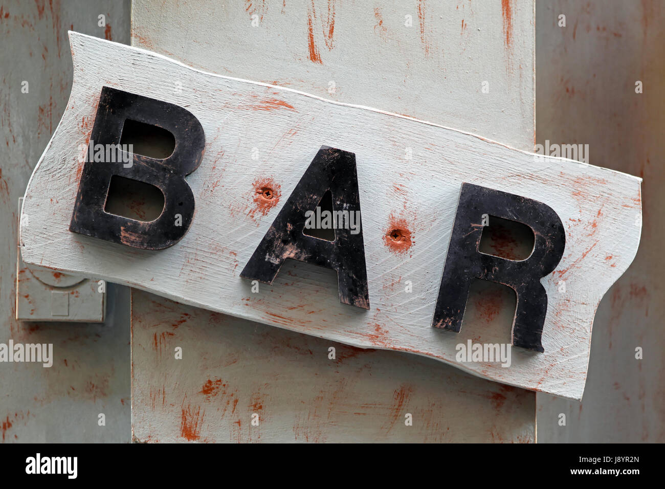 bar, tavern, letters, writing, font, typography, sign, wooden, bar ...