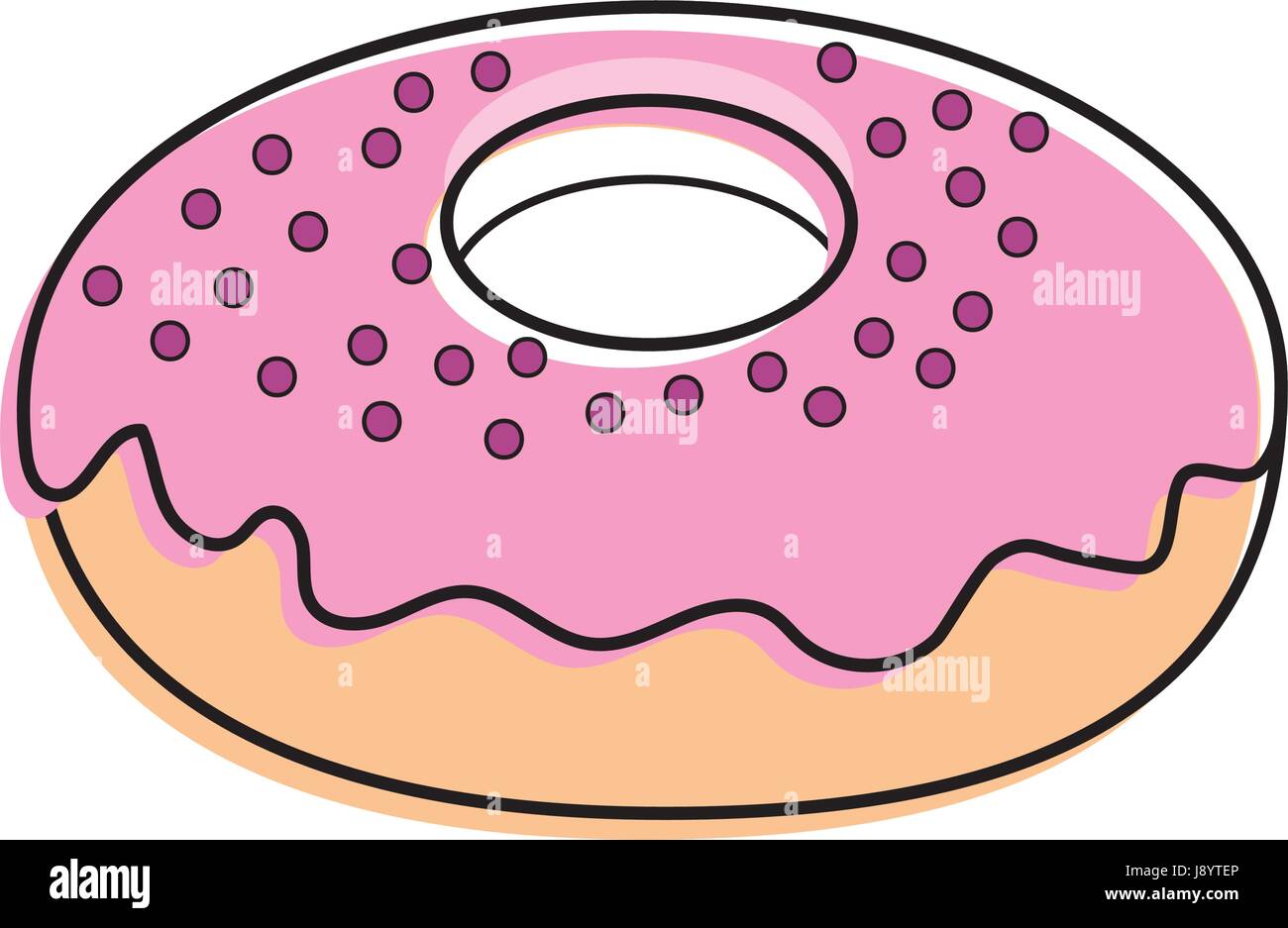 dlicious and sweet donut bakery Stock Vector Image & Art - Alamy