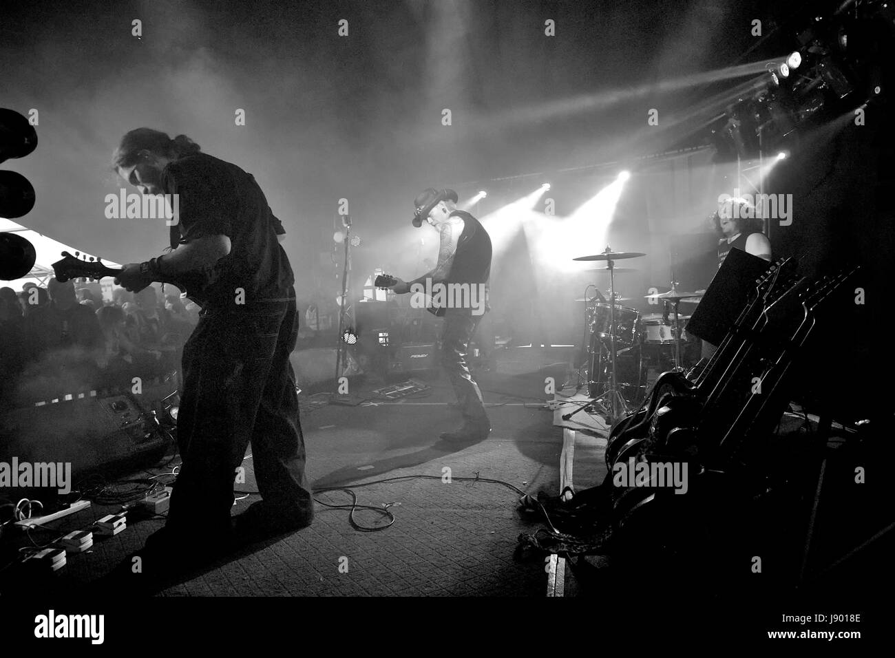 Lady Winwoods Maggot performing at Christchurch Festival 2012 Stock ...