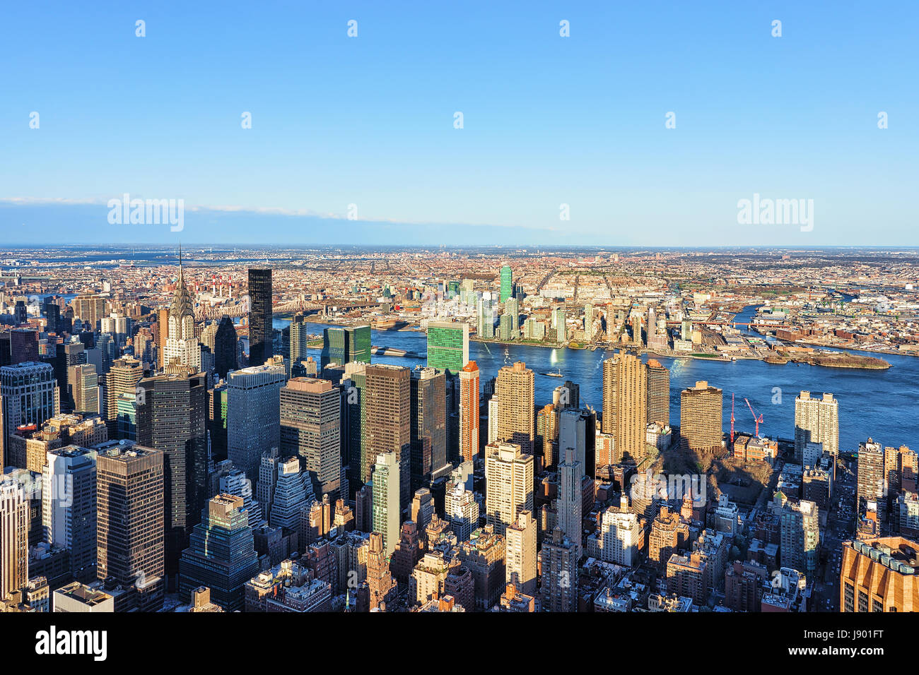 Aerial long island city queens hi-res stock photography and images - Alamy