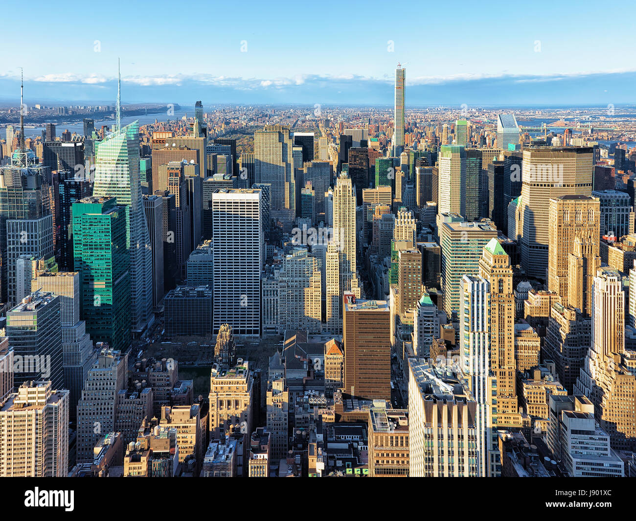 Aerial view on Midtown Manhattan, New York, USA Stock Photo - Alamy