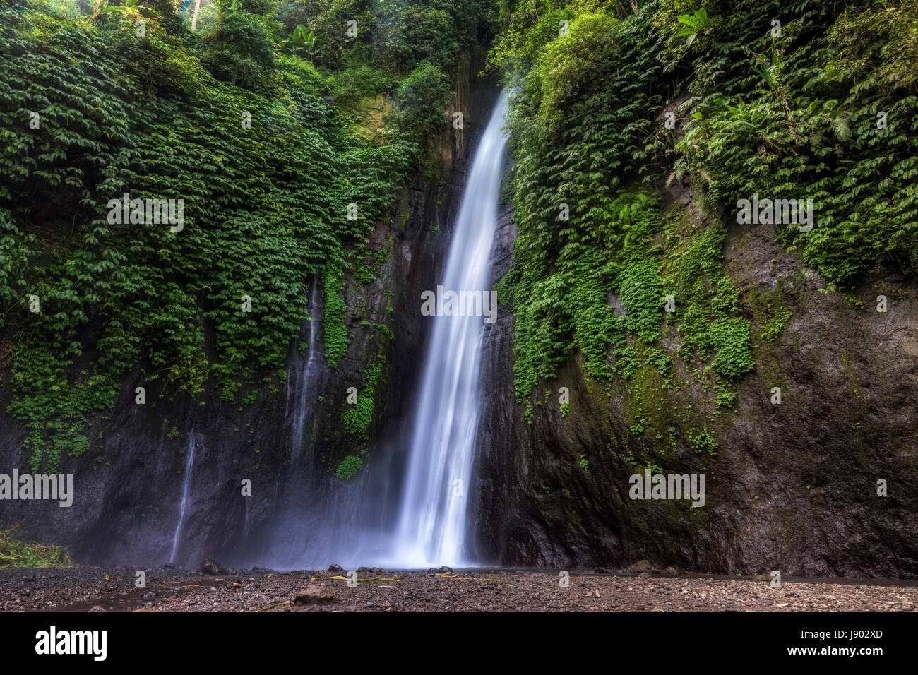 Munduk waterfall, Bali, Indonesia, Asia Stock Photo