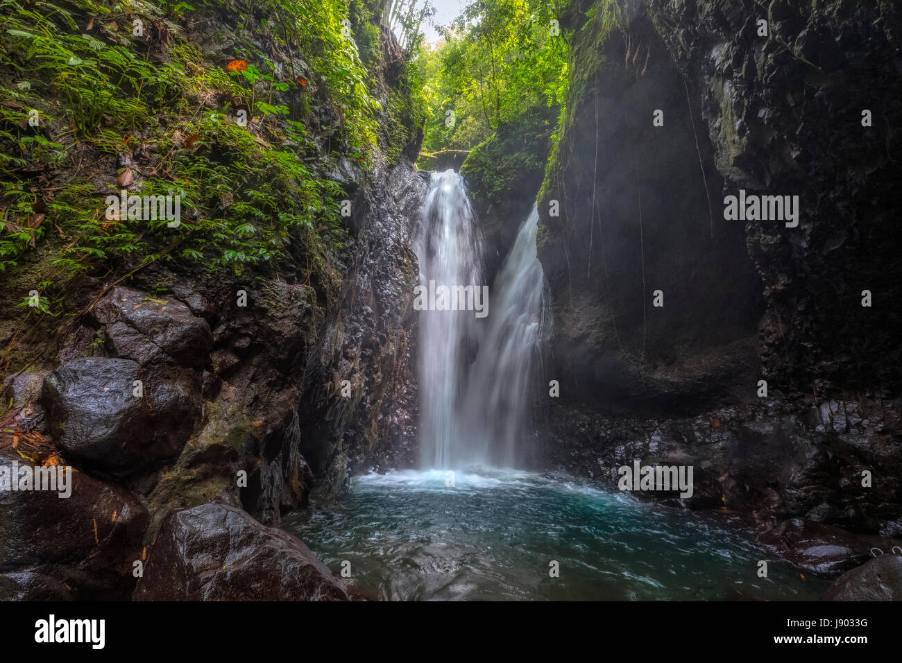 Git Git Waterfall, Bali, Indonesia, Asia Stock Photo