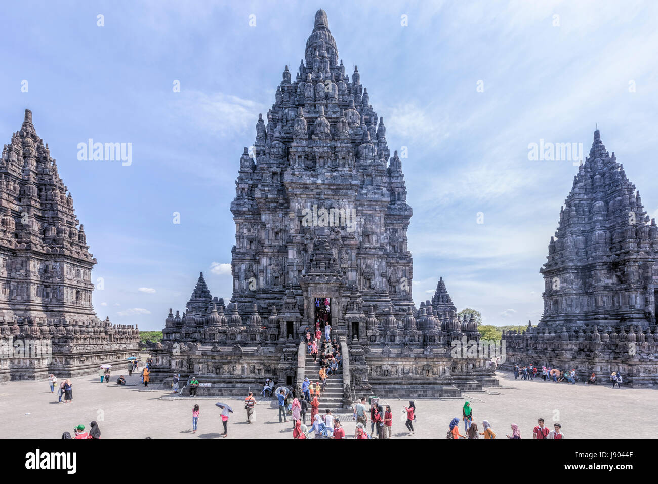 Prambanan, Hindu Temple, Yogyakarta, Java, Indonesia, Asia Stock Photo
