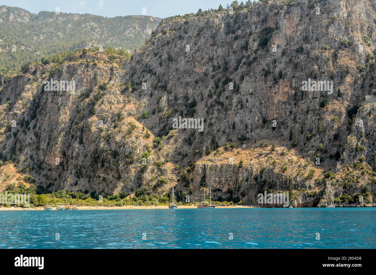 Coastline Antayla, Turkey Stock Photo