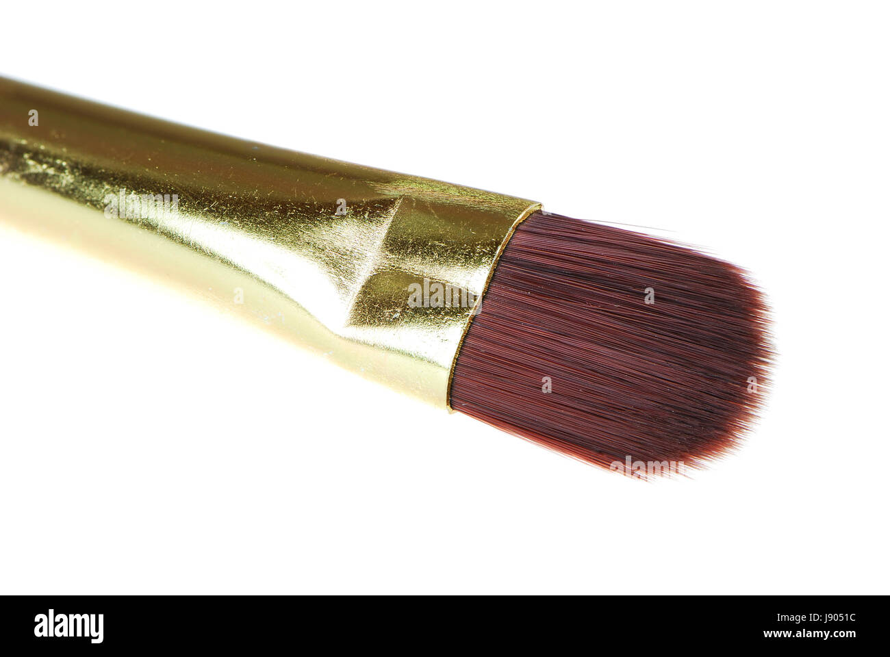 tool, object, isolated, closeup, golden, brush, equipment, paintbrush, Stock Photo