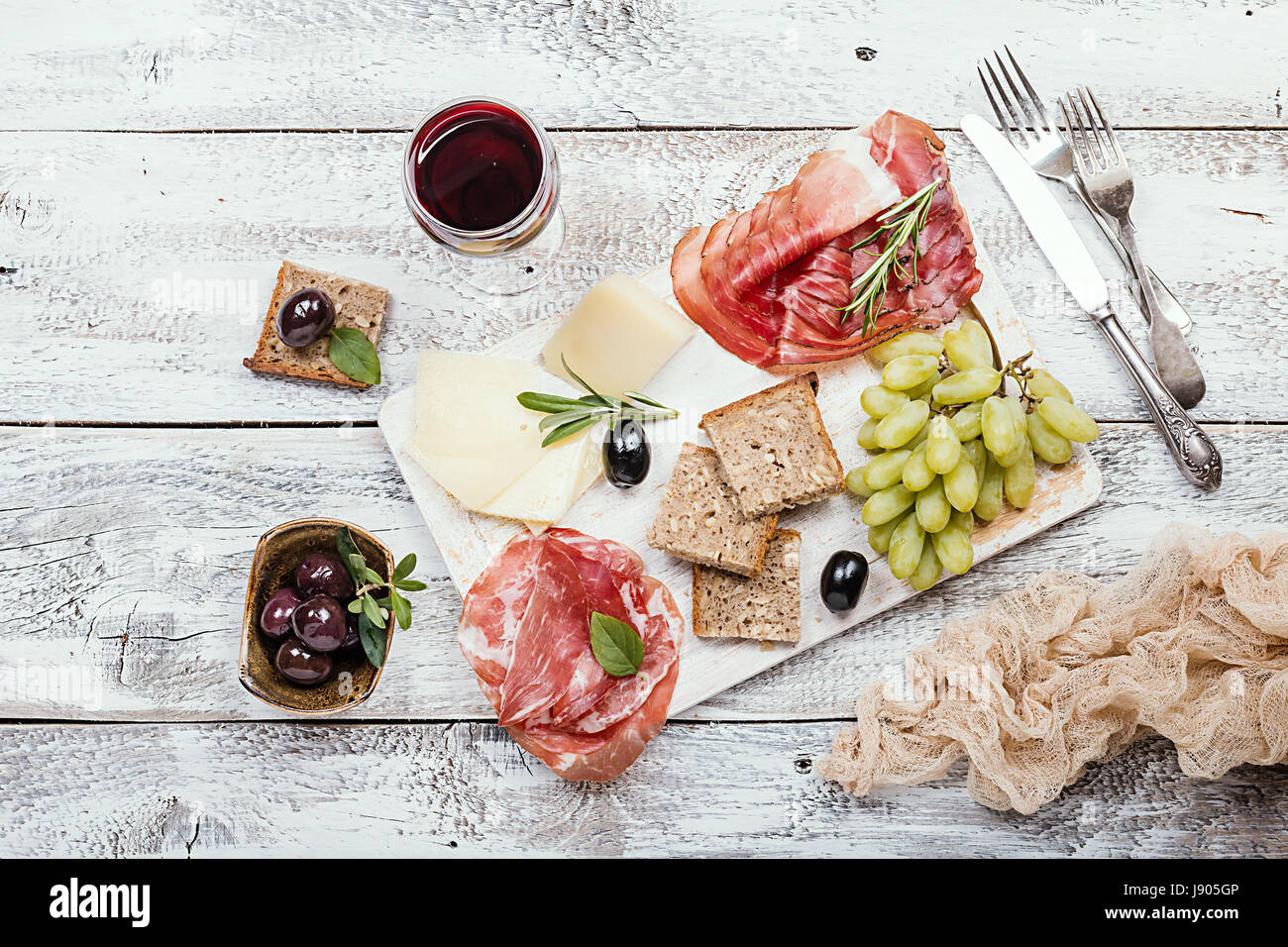 Typical italian antipasto Stock Photo Alamy