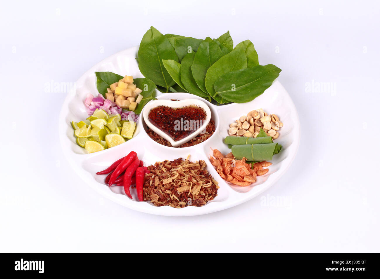 Thailand Vietnamese dessert ,Leaf wrapped bite size appetizer, grated