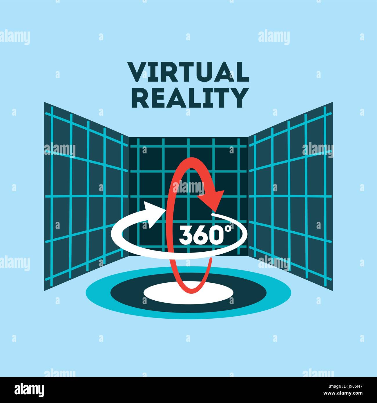 virtual reality flat Stock Vector Image & Art - Alamy