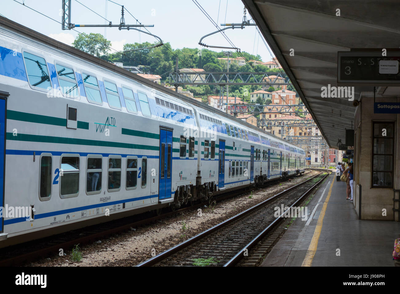 Trenitalia train, Italy Stock Photo