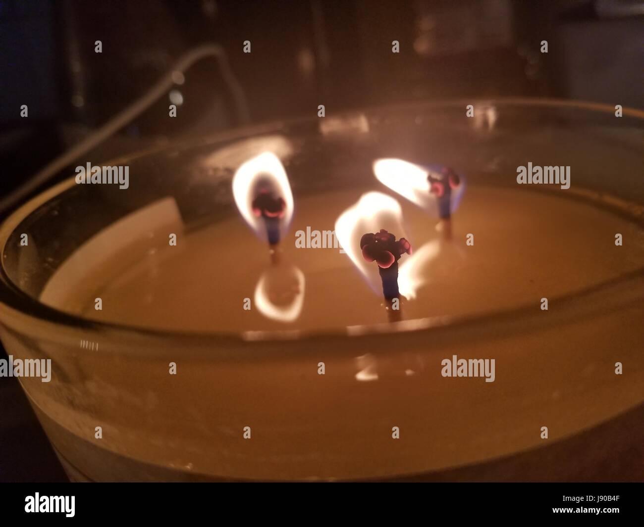 Burning candle Stock Photo Alamy