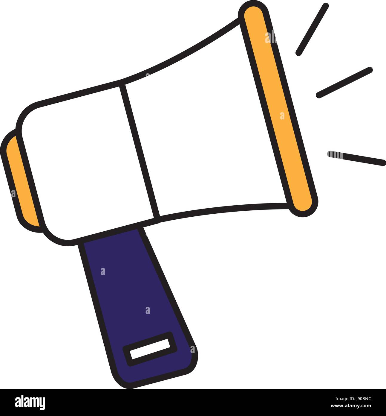 megaphone sound isolated icon Stock Vector Image & Art Alamy