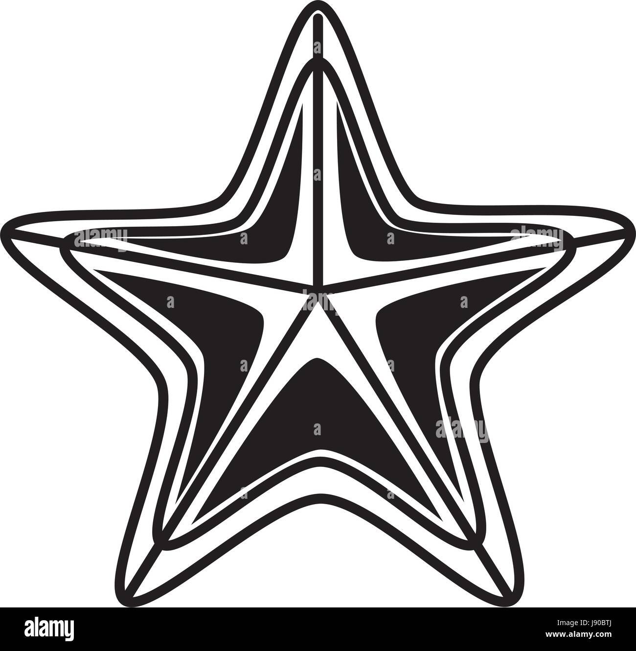 starfish summer isolated icon Stock Vector Image & Art - Alamy