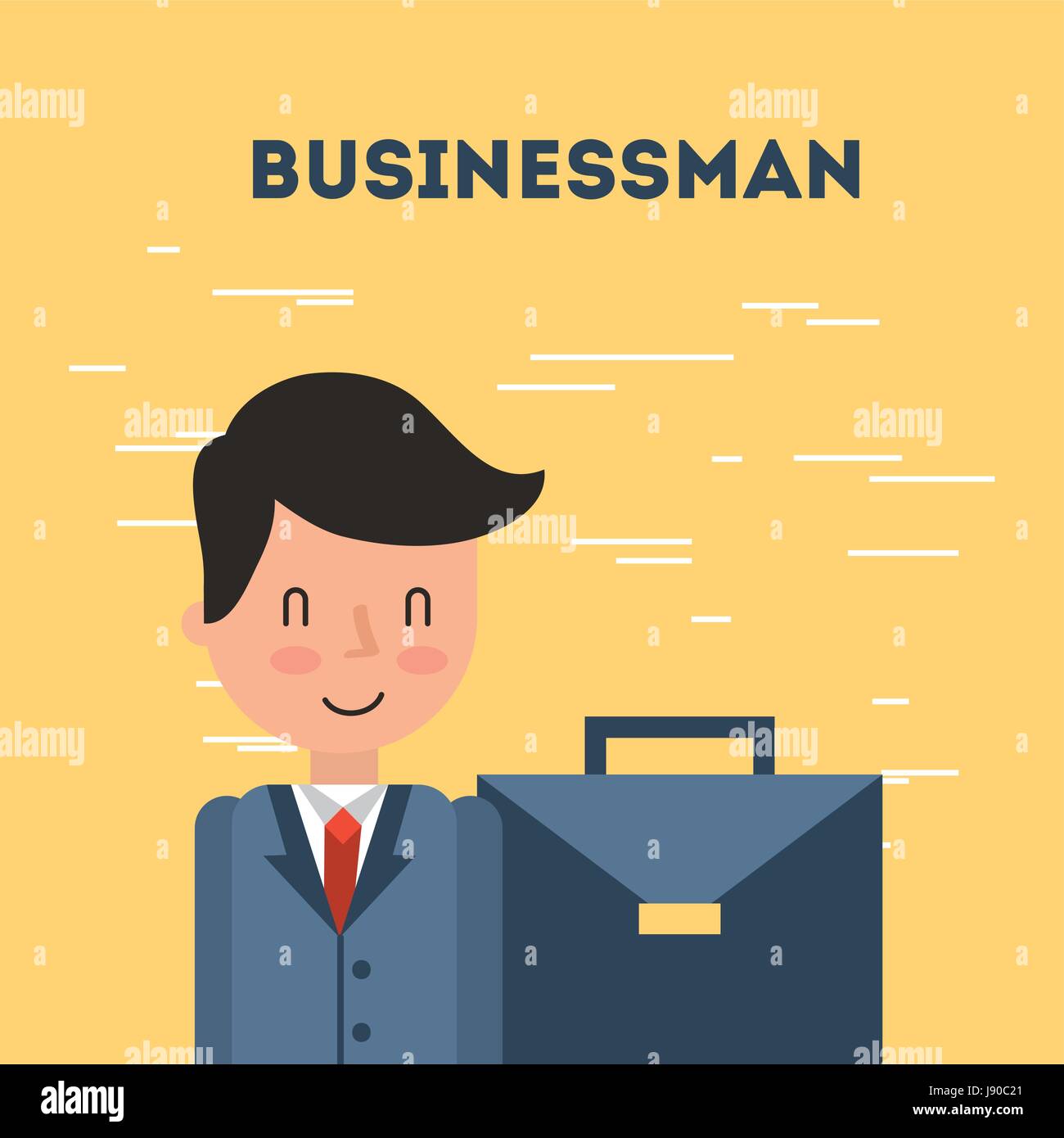 businessman briefcase illustration Stock Vector Image & Art - Alamy