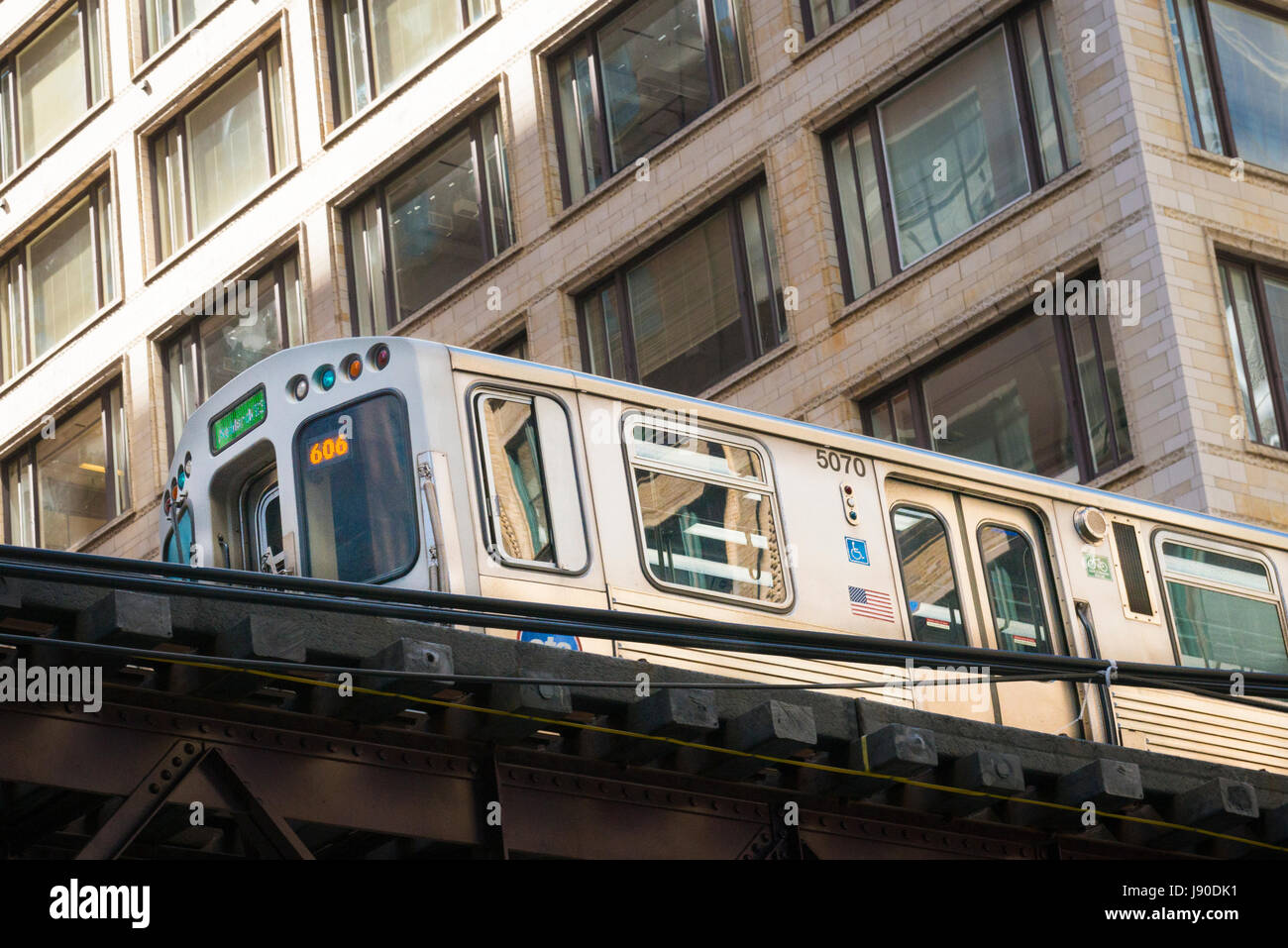Chicago Illinois South Loop Wabash Avenue Wabash/Adams station sign for