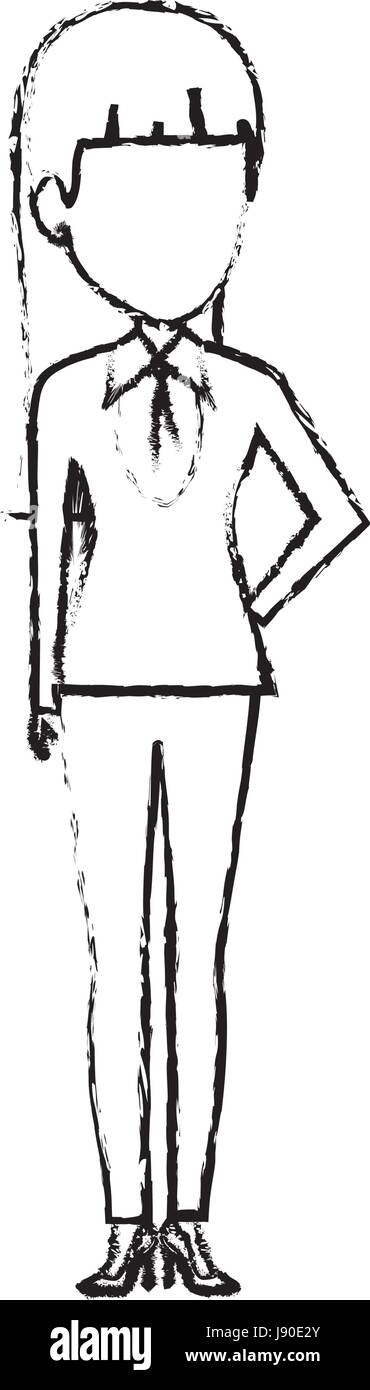 elegant businesswoman avatar character Stock Vector Image & Art - Alamy