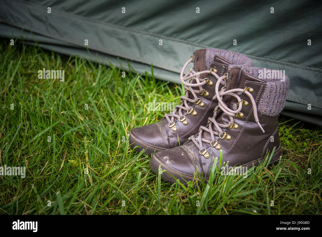 Camping boots hires stock photography and images Alamy