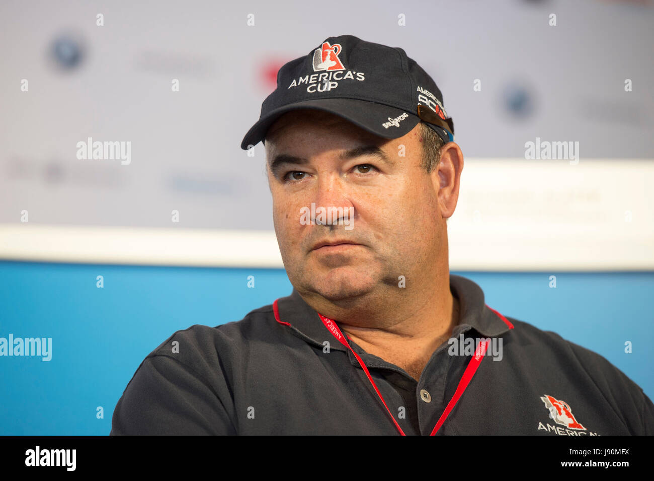 Bermuda. 30th May, 2017. Richard Slater, Head of rules and umpiring for ACRM. America's Cup. Credit: Chris Cameron/Alamy Live News Stock Photo