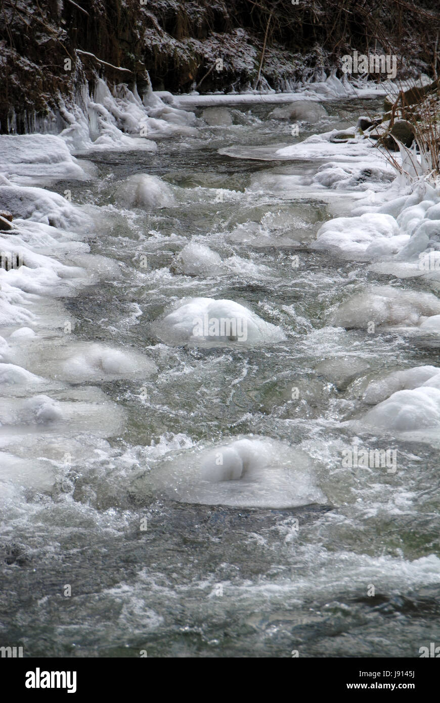 winter, cold, ice, frost, frozen, freeze, river, water, flow, stone, winter Stock Photo Alamy