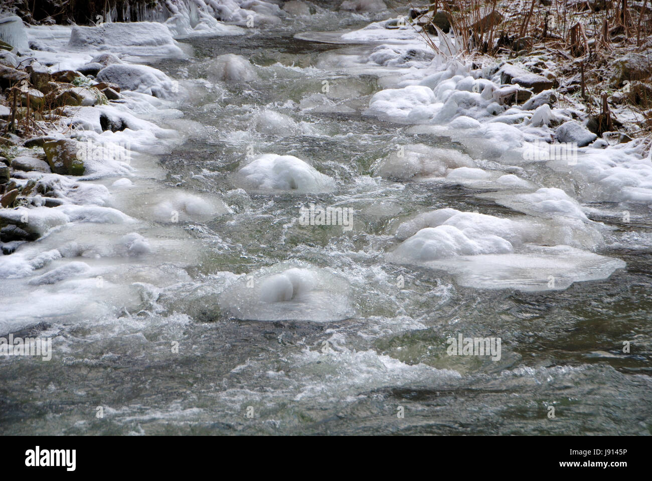 winter, cold, ice, frost, frozen, freeze, river, water, flow, stone, winter Stock Photo Alamy