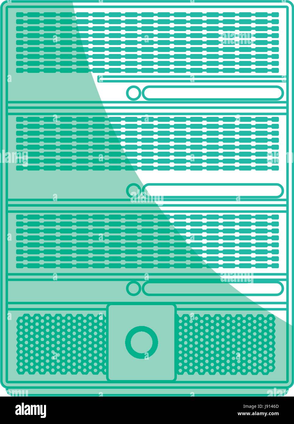 Storage database tower Stock Vector Image & Art - Alamy