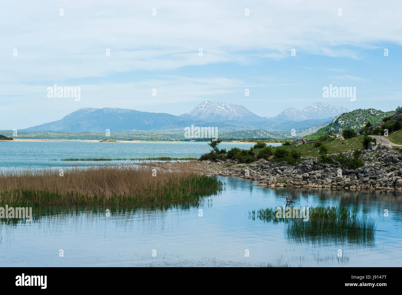 The freshwater natural reservoir Lake Beysehir, Southwestern Turkey