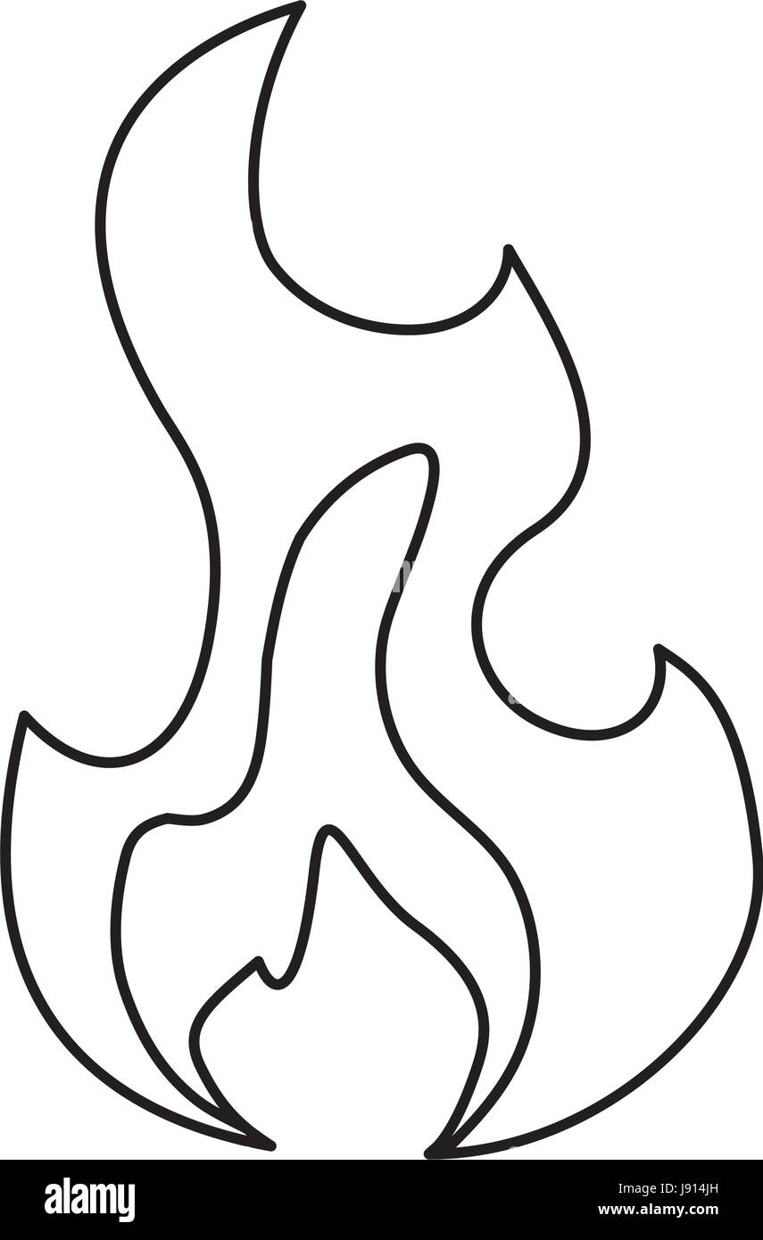 Fire burn flamme Stock Vector Image & Art Alamy