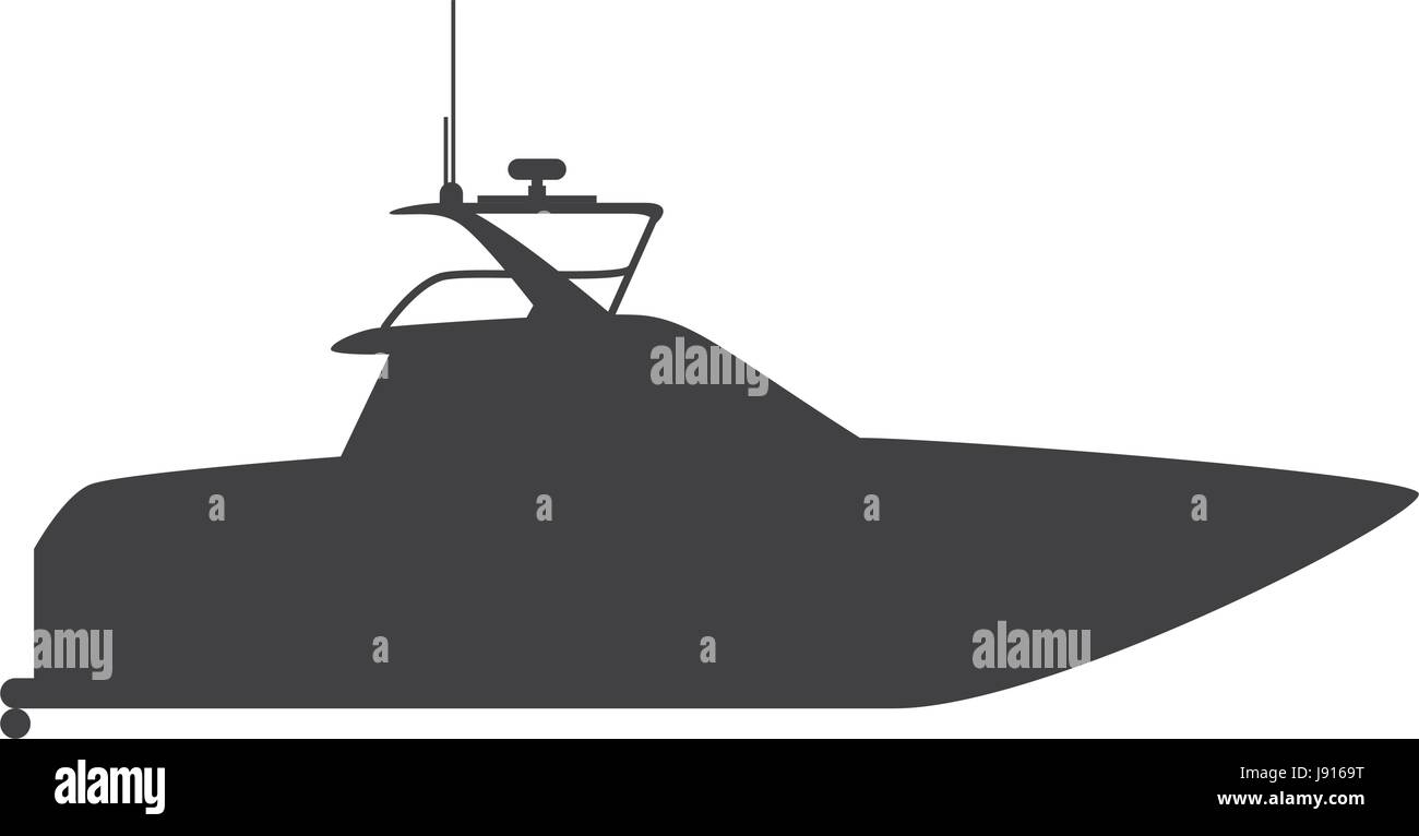 Beautiful sea view sailing yacht Stock Vector Images - Alamy