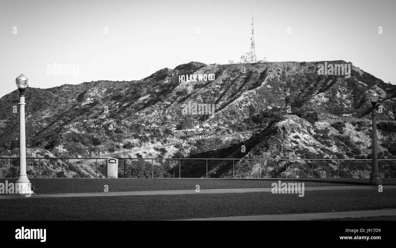Hollywood Sign Stock Photo