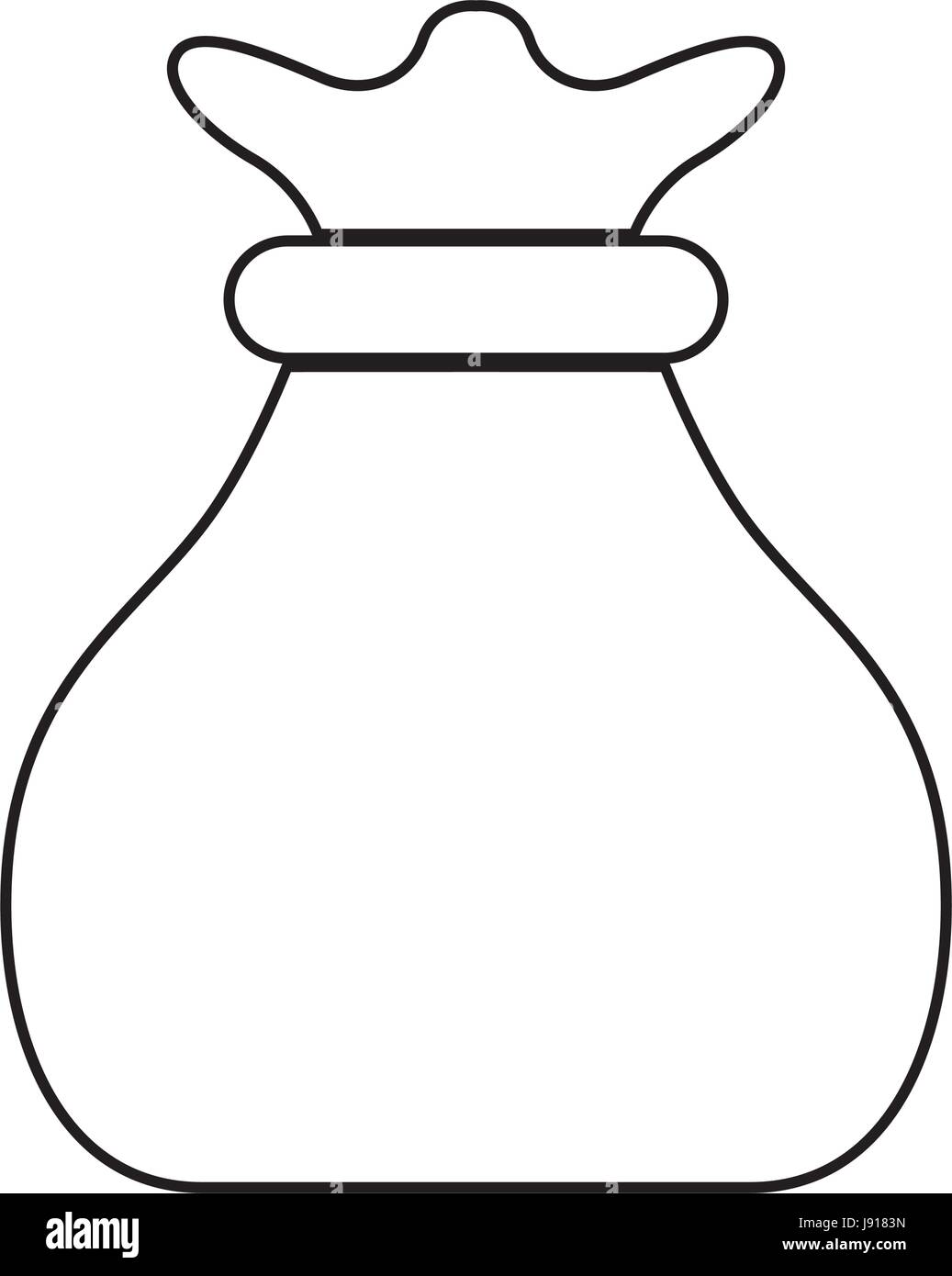 Money bag isolated Stock Vector Image & Art - Alamy