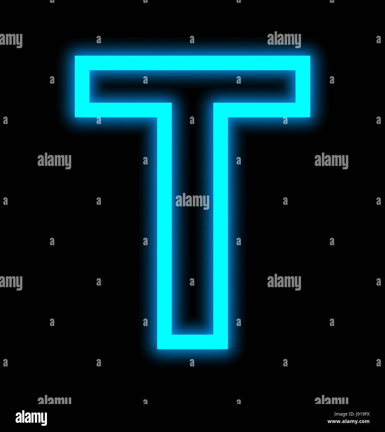 Neon Letter T High Resolution Stock Photography And Images Alamy