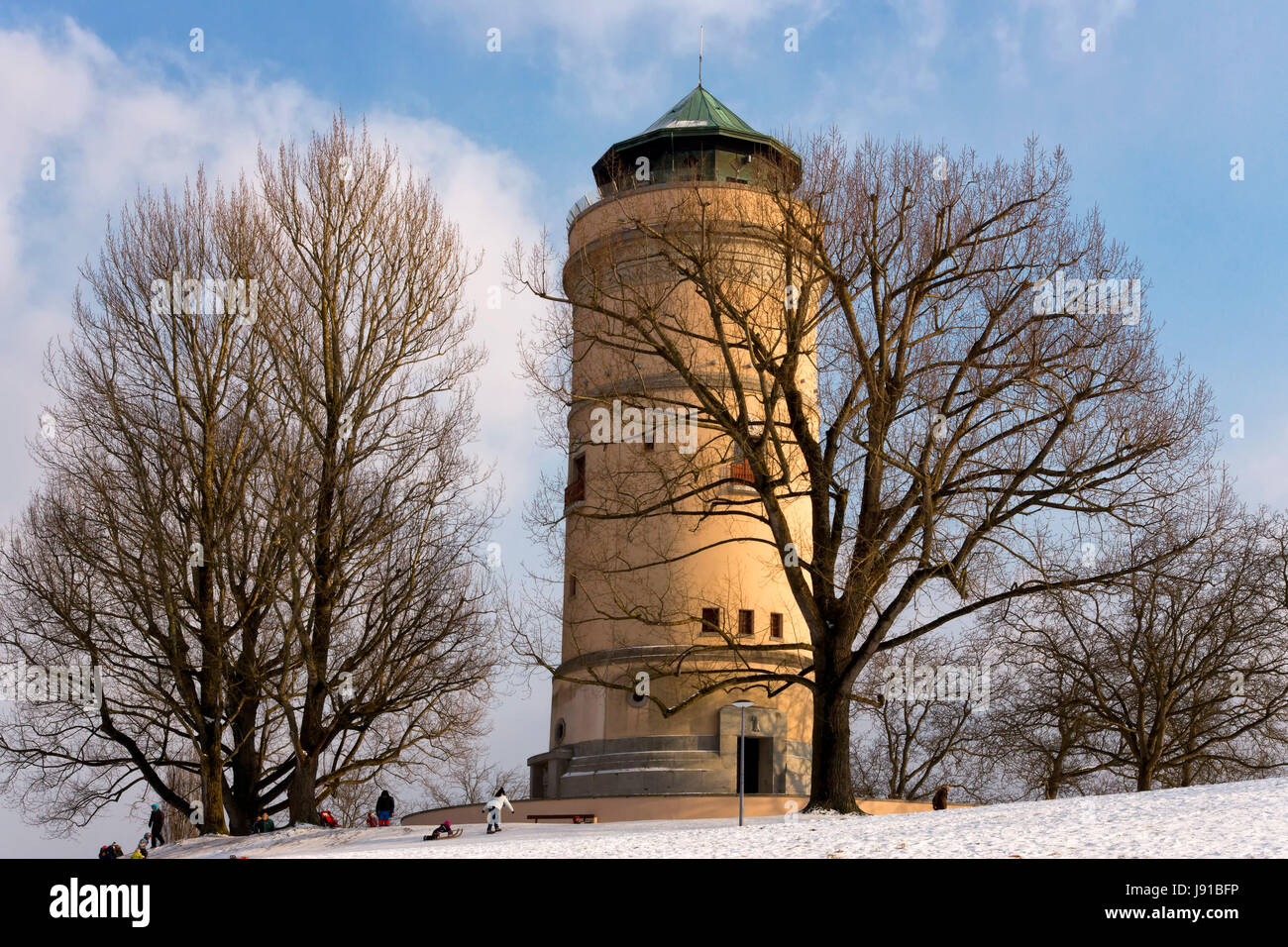 the water tower bruderholz in basel Stock Photo