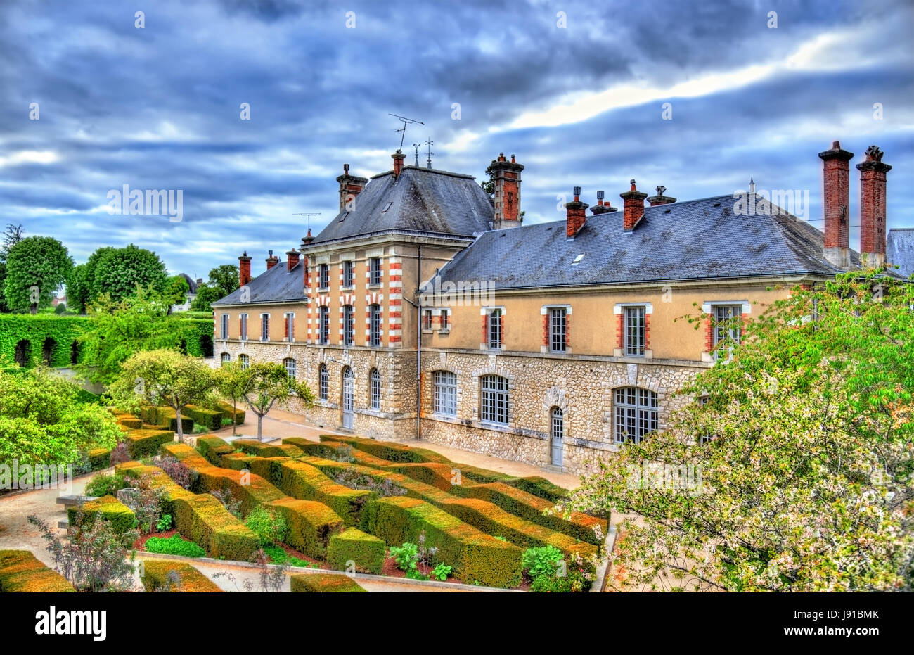 Historic building in Blois, France Stock Photo