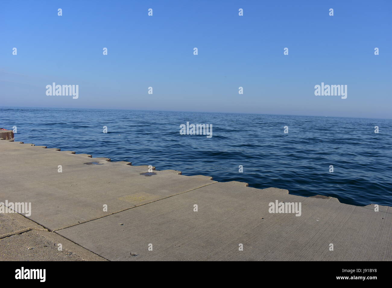 Lake Macatawa portion of the park Stock Photo Alamy