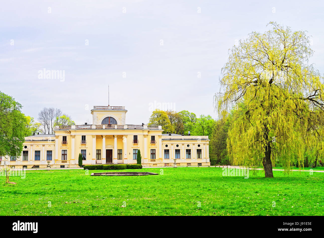 Tyshkevich manor in Traku Voke public park in Vilnius, Lithuania. Stock Photo