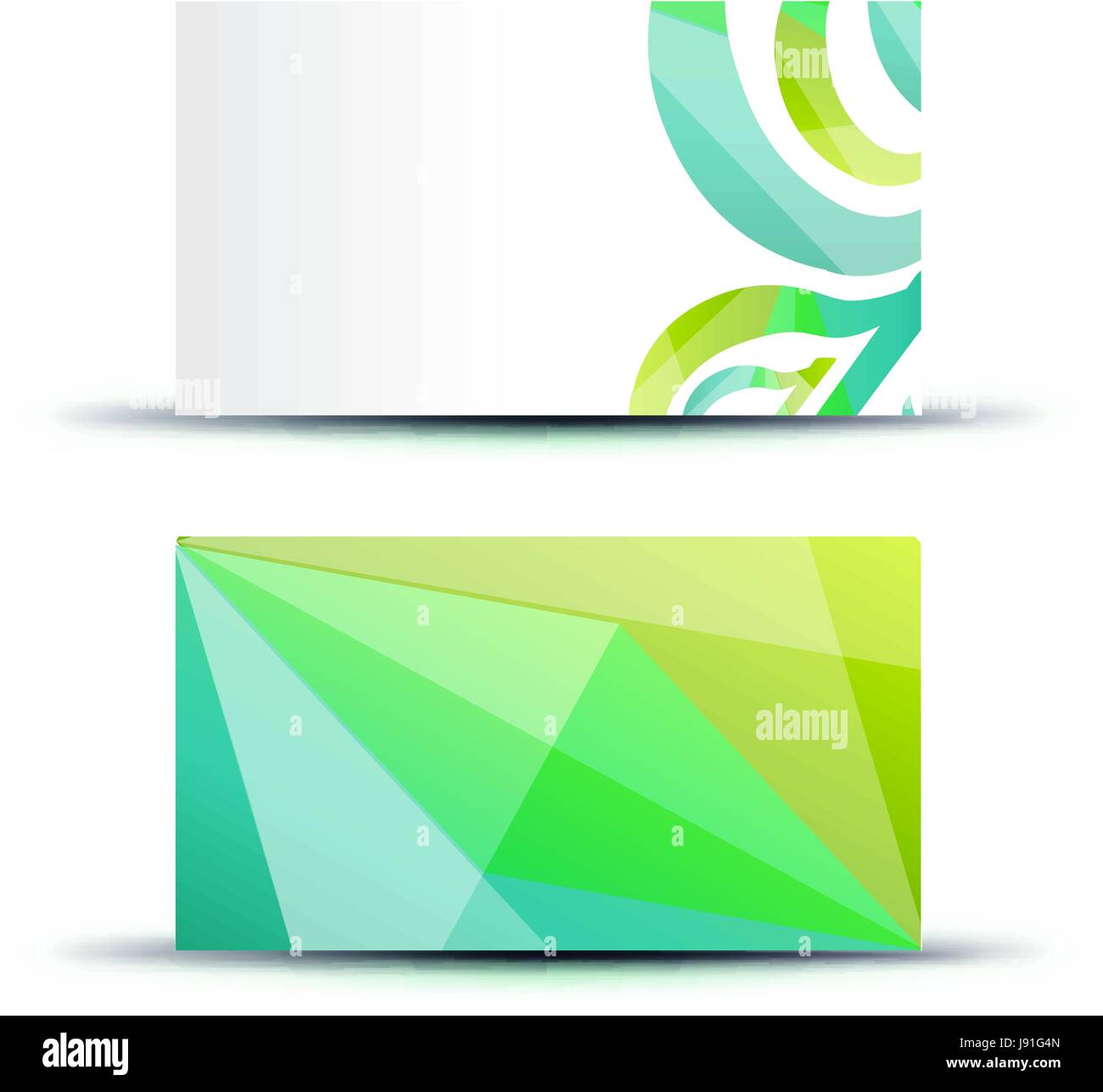 Abstract blank name card template for business artwork. eps 10 Stock Vector