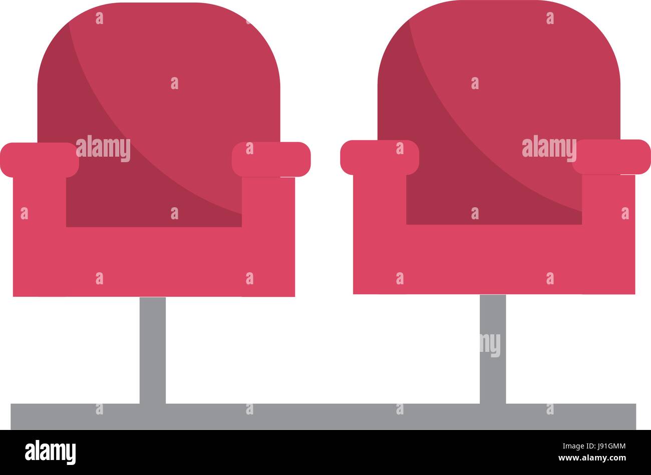 cinema chair to watch movie scene Stock Vector Image & Art Alamy