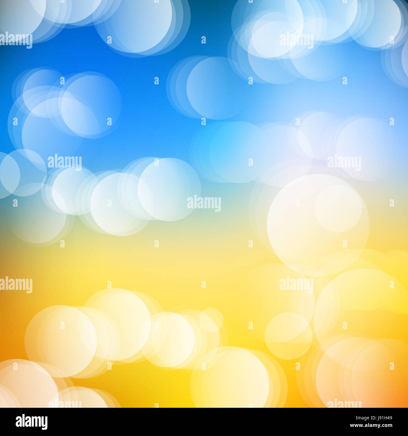 Vector abstract defocused bokeh lights background. Festive blurred ...