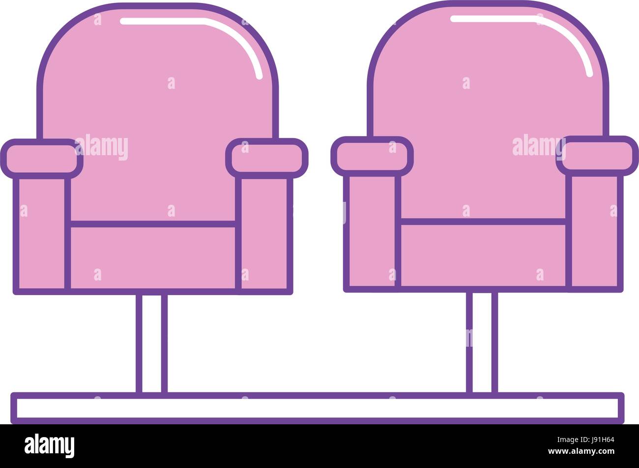 cinema chair to watch movie scene Stock Vector Image & Art Alamy
