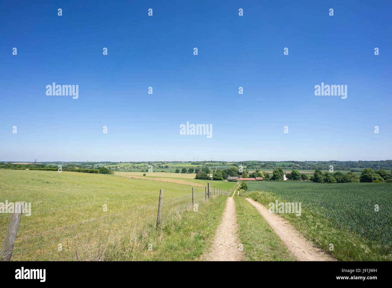 Countryside view, Lamarsh, Suffolk Stock Photo Alamy